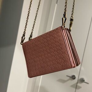 Bottega Veneta Intrecciato Leather Wallet on Chain